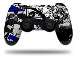 WraptorSkinz Skin compatible with Sony PS4 Dualshock Controller PlayStation 4 Original Slim and Pro Baja 0018 Blue Royal (CONTROLLER NOT INCLUDED)