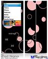 iPod Nano 4G Skin - Lots of Dots Pink on Black