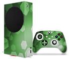 WraptorSkinz Skin Wrap compatible with the 2020 XBOX Series S Console and Controller Bokeh Hex Green (XBOX NOT INCLUDED)