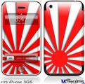 iPhone 3GS Skin - Rising Sun Japanese Red