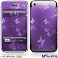 iPhone 3GS Skin - Bokeh Butterflies Purple