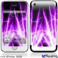 iPhone 3GS Skin - Lightning Purple