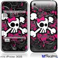 iPhone 3GS Skin - Girly Skull Bones