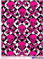 Poster 18"x24" - Pink Skulls and Stars