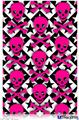 Poster 24"x36" - Pink Skulls and Stars