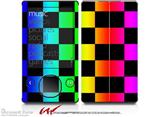 Rainbow Checkerboard - Decal Style skin fits Zune 80/120GB  (ZUNE SOLD SEPARATELY)