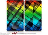 Rainbow Plaid - Decal Style skin fits Zune 80/120GB  (ZUNE SOLD SEPARATELY)