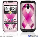 HTC Droid Eris Skin - Hope Breast Cancer Pink Ribbon on Pink