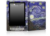 Vincent Van Gogh Starry Night - Decal Style Skin for Amazon Kindle DX
