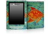 Tie Dye Fish 100 - Decal Style Skin for Amazon Kindle DX