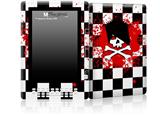 Emo Skull 5 - Decal Style Skin for Amazon Kindle DX