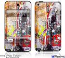 iPod Touch 4G Decal Style Vinyl Skin - Abstract Graffiti