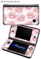 Flowers Pattern Roses 13 - Decal Style Skin fits Nintendo DSi XL (DSi SOLD SEPARATELY)
