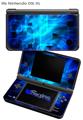 Cubic Shards Blue - Decal Style Skin fits Nintendo DSi XL (DSi SOLD SEPARATELY)
