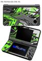 Baja 0032 Neon Green - Decal Style Skin fits Nintendo DSi XL (DSi SOLD SEPARATELY)