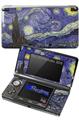 Vincent Van Gogh Starry Night - Decal Style Skin fits Nintendo 3DS (3DS SOLD SEPARATELY)