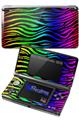 Rainbow Zebra - Decal Style Skin fits Nintendo 3DS (3DS SOLD SEPARATELY)