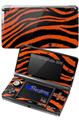 Zebra Orange - Decal Style Skin fits Nintendo 3DS (3DS SOLD SEPARATELY)