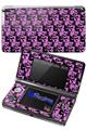 Skull Checker Pink - Decal Style Skin fits Nintendo 3DS (3DS SOLD SEPARATELY)