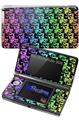 Skull Checker Rainbow - Decal Style Skin fits Nintendo 3DS (3DS SOLD SEPARATELY)