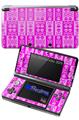 Skull And Crossbones Pattern Pink - Decal Style Skin fits Nintendo 3DS (3DS SOLD SEPARATELY)