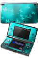 Bokeh Butterflies Neon Teal - Decal Style Skin fits Nintendo 3DS (3DS SOLD SEPARATELY)