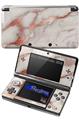 Rose Gold Gilded Marble - Decal Style Skin fits Nintendo 3DS (3DS SOLD SEPARATELY)