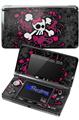 Girly Skull Bones - Decal Style Skin fits Nintendo 3DS (3DS SOLD SEPARATELY)