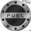 6 inch Carbon Fiber 01 Racing Fuel Lid Decal