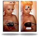 0range Pin Up Girl - Decal Style Skin (fits Nokia Lumia 928)