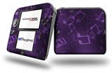 Bokeh Music Purple - Decal Style Vinyl Skin fits Nintendo 2DS - 2DS NOT INCLUDED