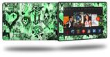Scene Kid Sketches Green - Decal Style Skin fits 2013 Amazon Kindle Fire HD 7 inch