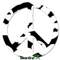 Deathrock Bats - Peace Sign Car Window Decal 6 x 6 inches