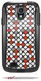 Locknodes 05 Red - Decal Style Vinyl Skin fits Otterbox Commuter Case for Samsung Galaxy S4 (CASE SOLD SEPARATELY)