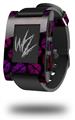 Red Pink And Black Lips - Decal Style Skin fits original Pebble Smart Watch (WATCH SOLD SEPARATELY)