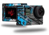 Baja 0032 Blue Medium - Decal Style Skin fits GoPro Hero 4 Silver Camera (GOPRO SOLD SEPARATELY)