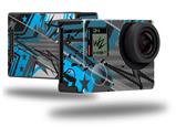 Baja 0032 Blue Medium - Decal Style Skin fits GoPro Hero 4 Black Camera (GOPRO SOLD SEPARATELY)