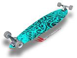 Folder Doodles Neon Teal - Decal Style Vinyl Wrap Skin fits Longboard Skateboards up to 10"x42" (LONGBOARD NOT INCLUDED)