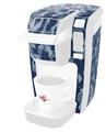 Decal Style Vinyl Skin compatible with Keurig K10 / K15 Mini Plus Coffee Makers WraptorCamo Digital Camo Navy (KEURIG NOT INCLUDED)