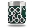 Skin Decal Wrap for Yeti Rambler Lowball - Locknodes 03 Hunter Green