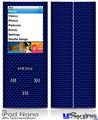 iPod Nano 4G Skin - Carbon Fiber Blue