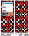 iPod Nano 4G Skin - Goth Punk Skulls