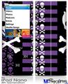 iPod Nano 4G Skin - Skulls and Stripes 6