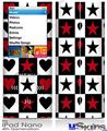 iPod Nano 4G Skin - Hearts and Stars