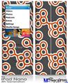 iPod Nano 4G Skin - Locknodes 02 Burnt Orange