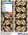 iPod Nano 4G Skin - Leave Pattern 1 Brown