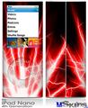 iPod Nano 4G Skin - Lightning Red