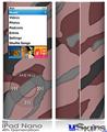 iPod Nano 4G Skin - Camouflage Pink