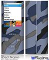 iPod Nano 4G Skin - Camouflage Blue