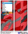 iPod Nano 4G Skin - Camouflage Red